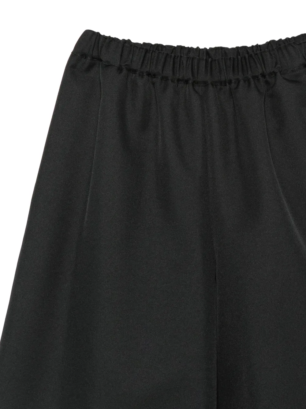 Comme Des Garçons Elastische palazzo broek met wijde pijpen Zwart