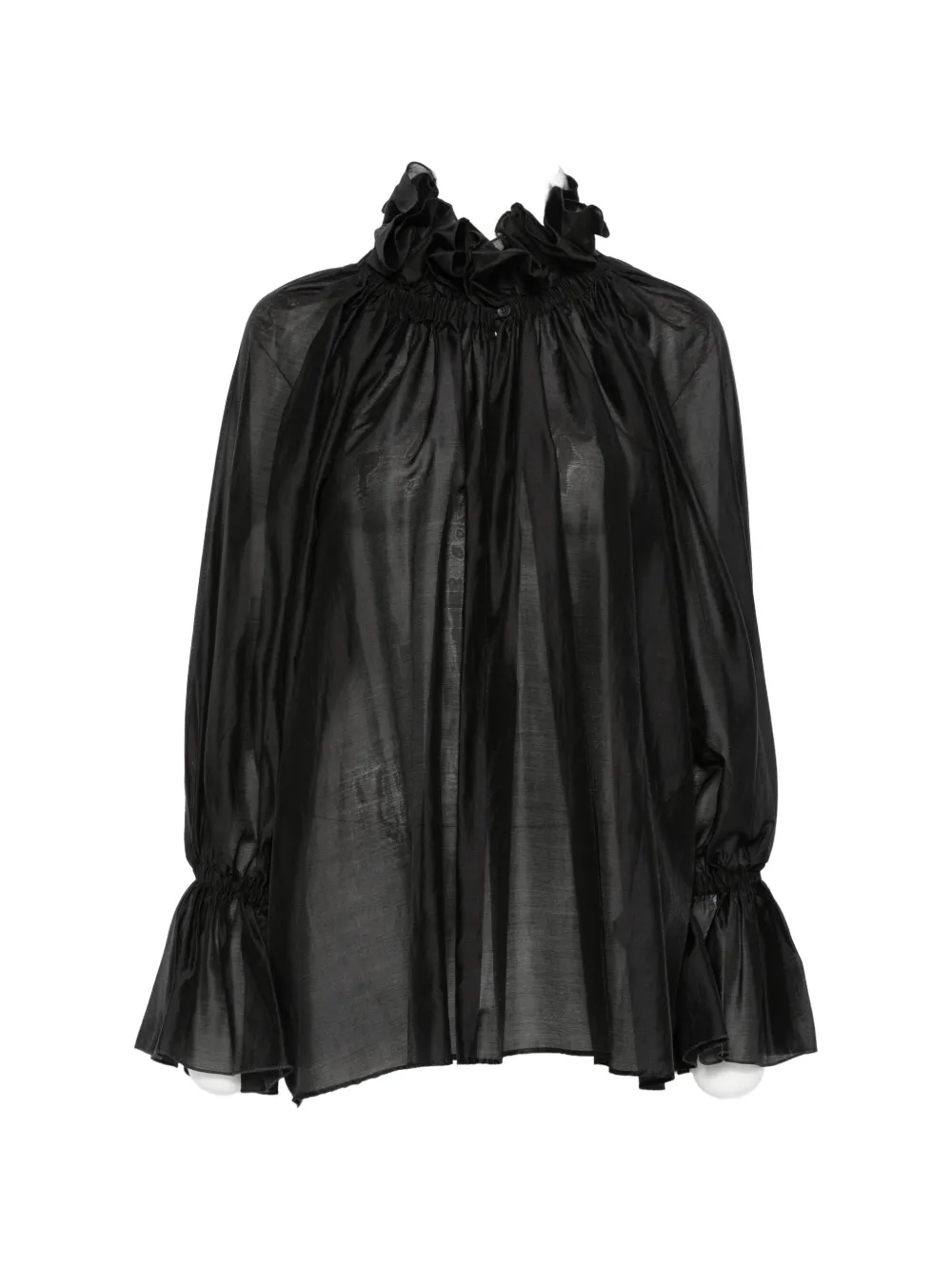 THELATEST ruffled high-neck blouse