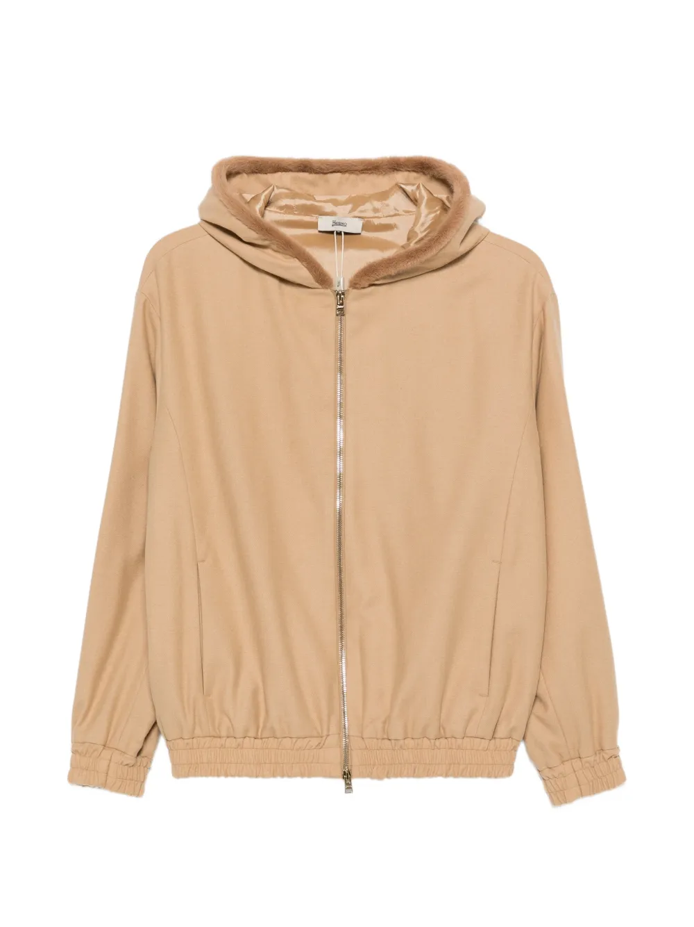 Herno hooded zip jacket - Toni neutri