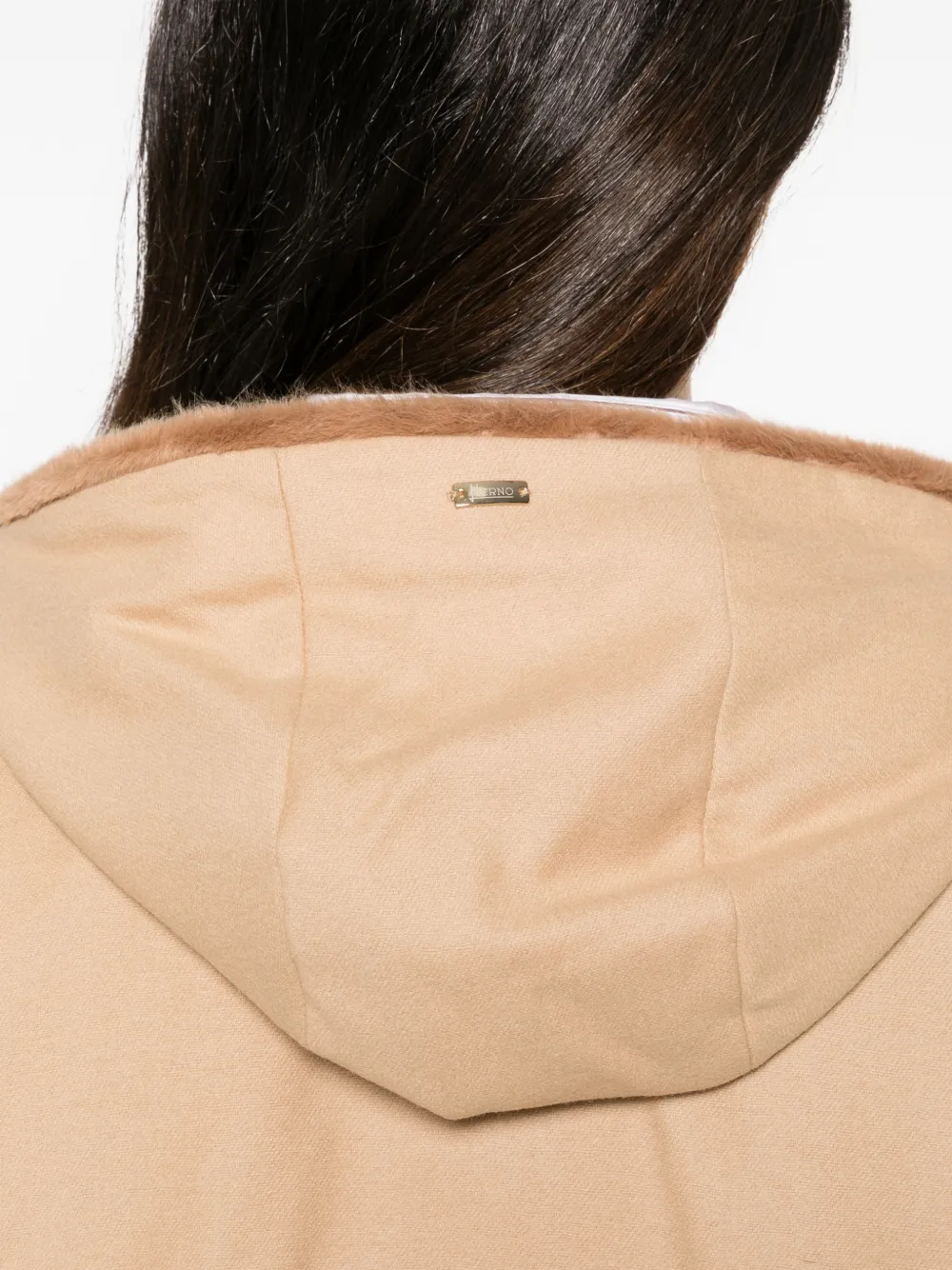Herno hooded zip jacket Beige