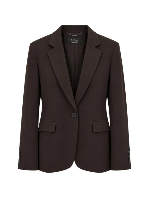 Clips single-breasted notched-lapels jacket