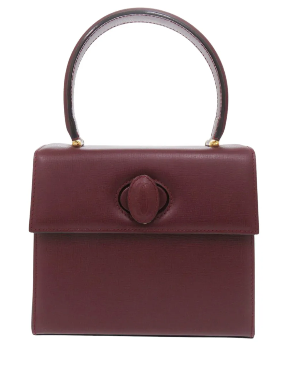 Cartier 20th Century Leather Must de Cartier Turn Lock handbag - Rosso