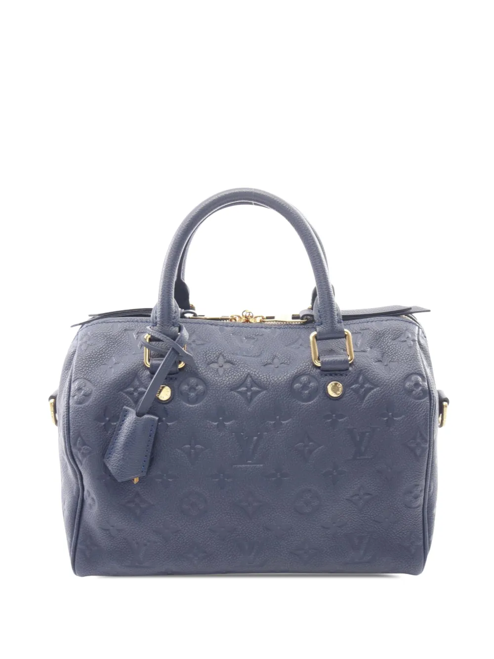 Louis Vuitton Pre-Owned 2012 Monogram Empreinte Speedy Bandouliere 25 satchel - Blu