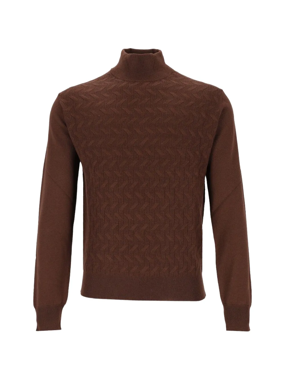 Corneliani intarsia-knit high-neck sweater