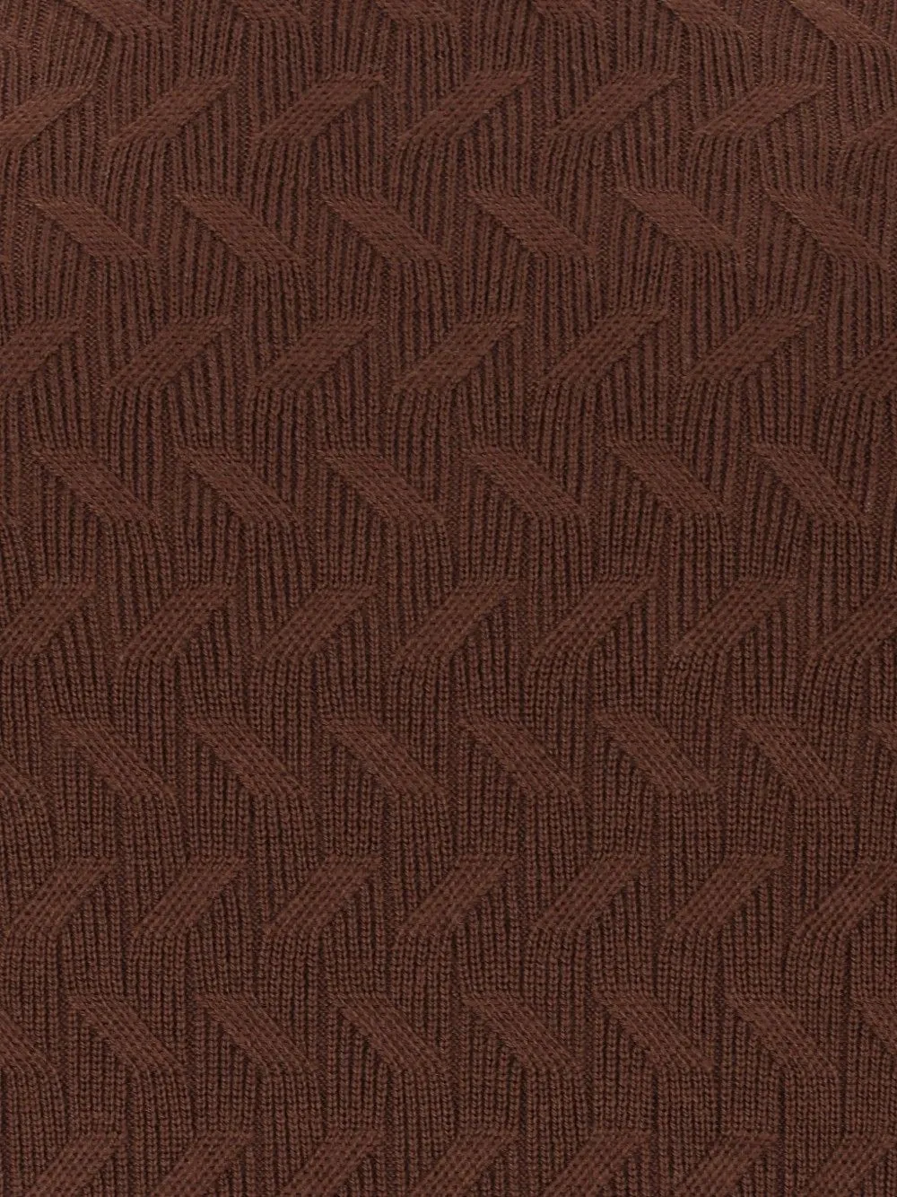 Corneliani intarsia-knit high-neck sweater Bruin