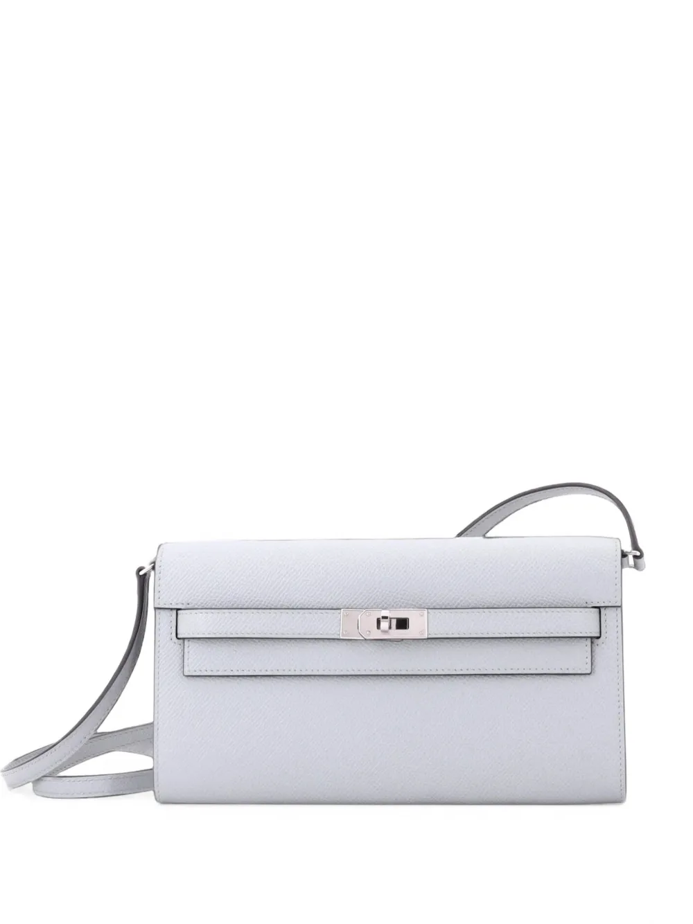 Hermès Pre-Owned Kelly To Go Wallet Epsom crossbody bag - Blu