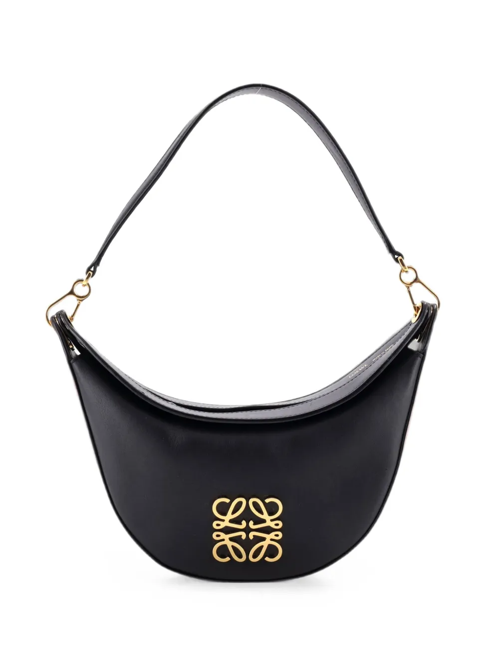 Loewe Pre-Owned Luna Anagram Leather Small hobo bag - Nero