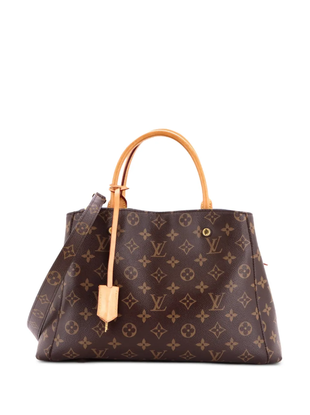 Louis Vuitton Pre-Owned Montaigne Handbag Monogram Canvas MM tote bag - Marron
