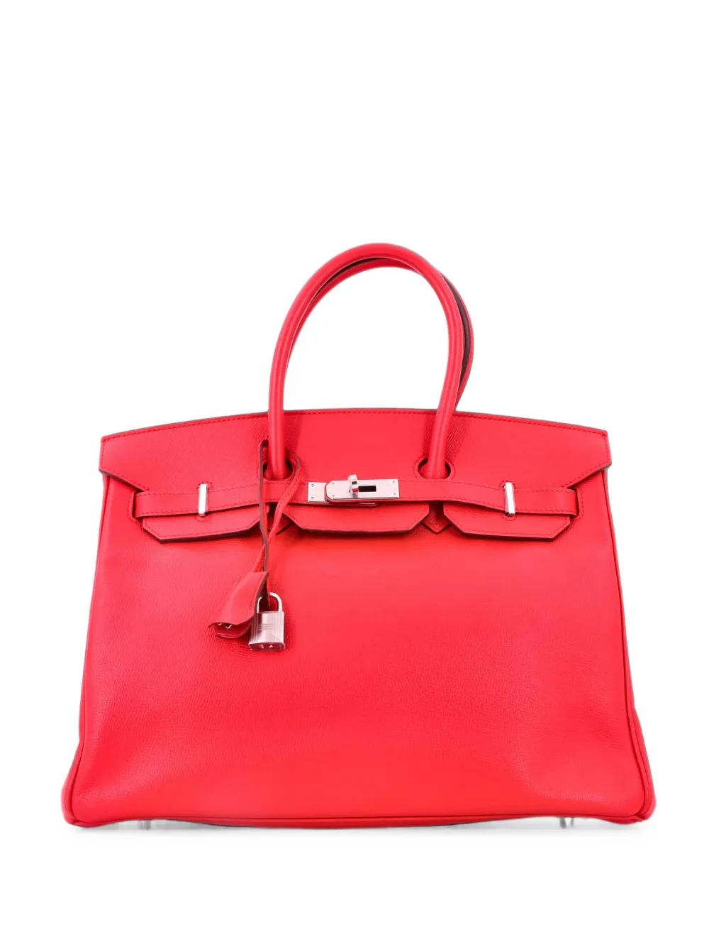 Hermès Pre-Owned Birkin Handbag Bougainvillier Epsom with Palladium Hardware 35 tote bag - Rosa