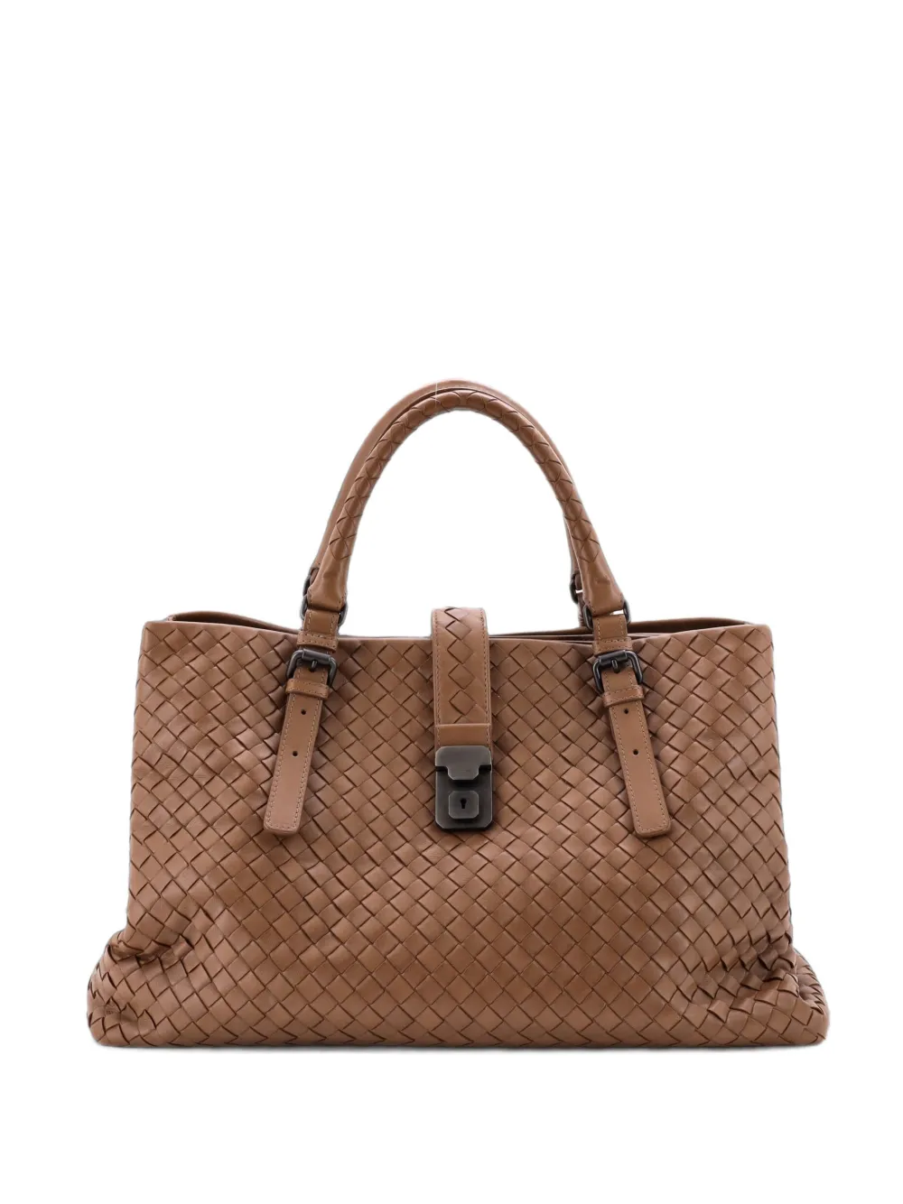Bottega Veneta Pre-Owned Roma Bag Intrecciato Nappa Medium tote bag - Marrone