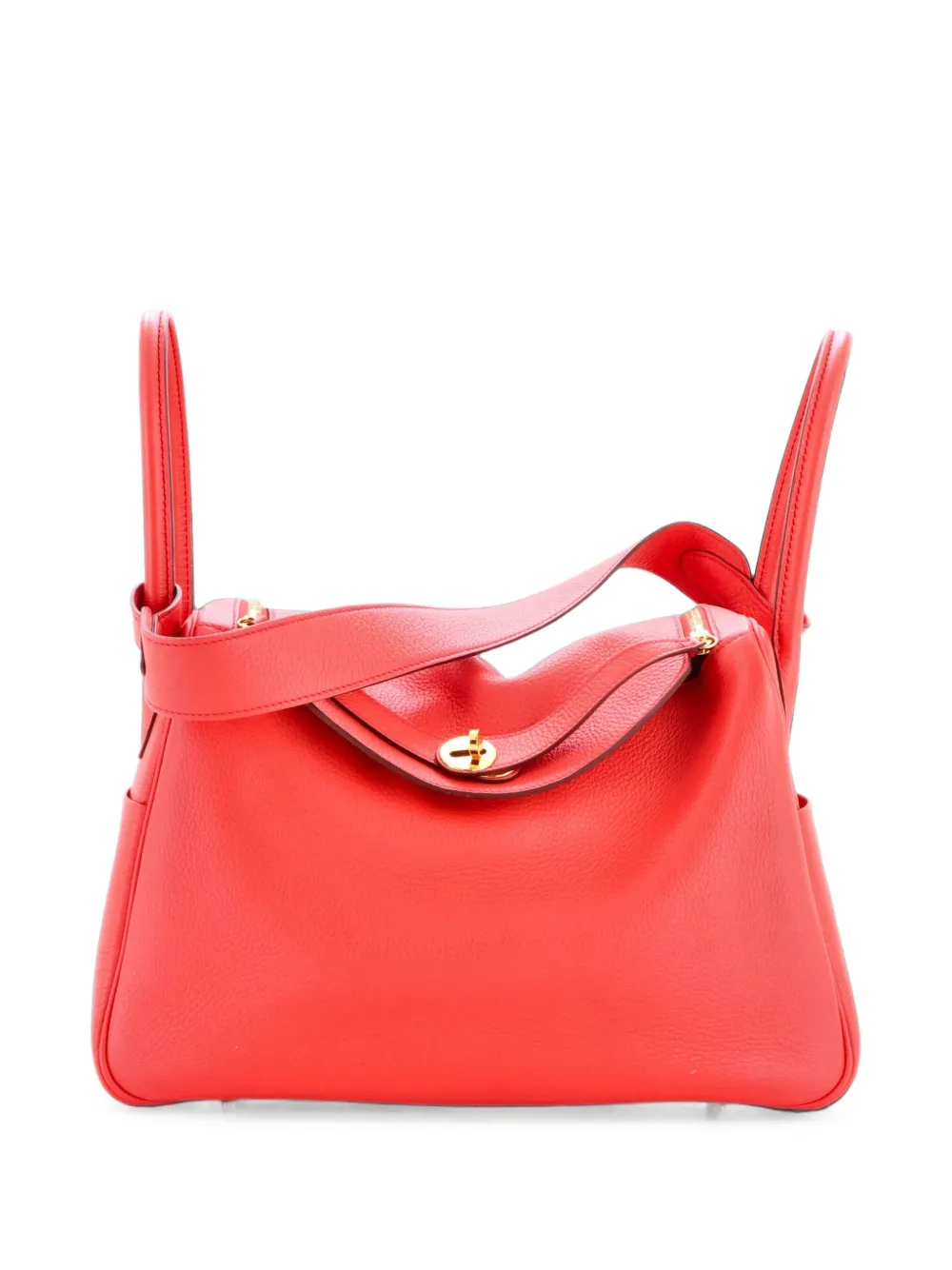 Hermès Pre-Owned Lindy Bag Clemence 30 shoulder bag - Rosa