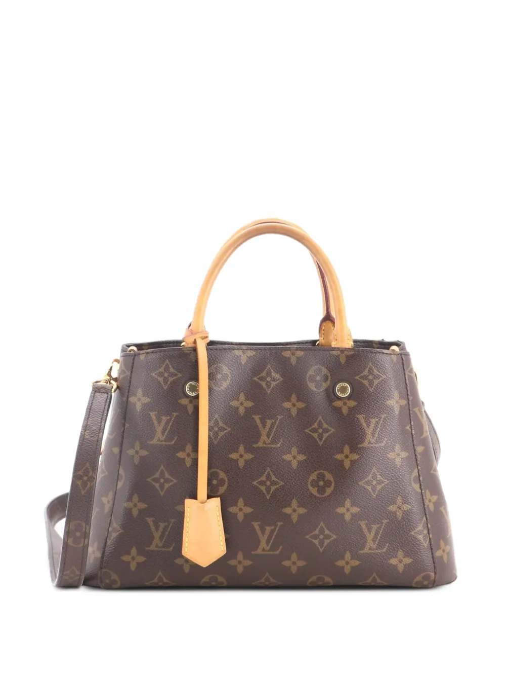 Louis Vuitton Pre-Owned Montaigne Handbag Monogram Canvas BB satchel - Marrone