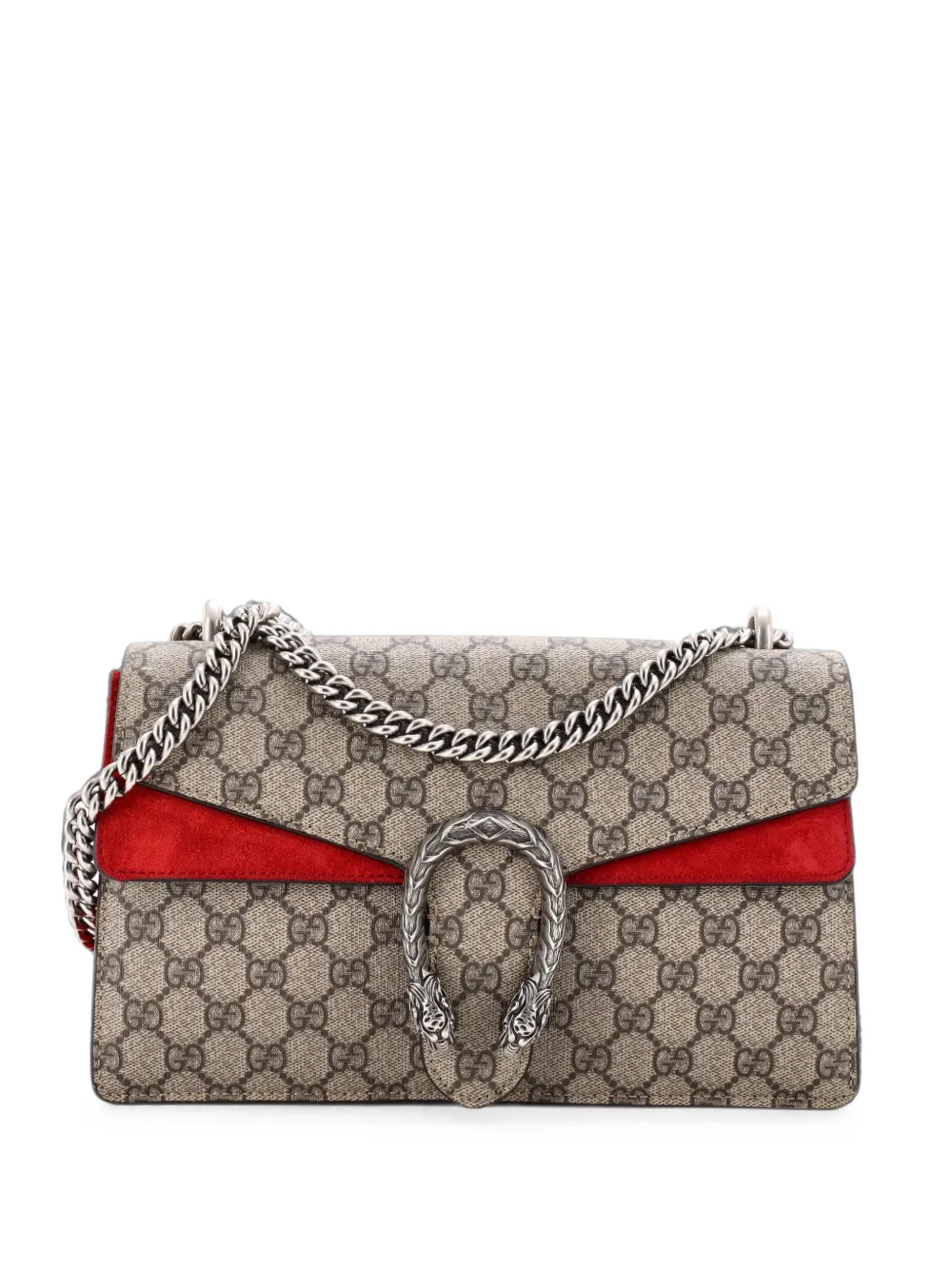 Gucci Pre-Owned Dionysus Bag GG Coated Canvas Small shoulder bag - Red