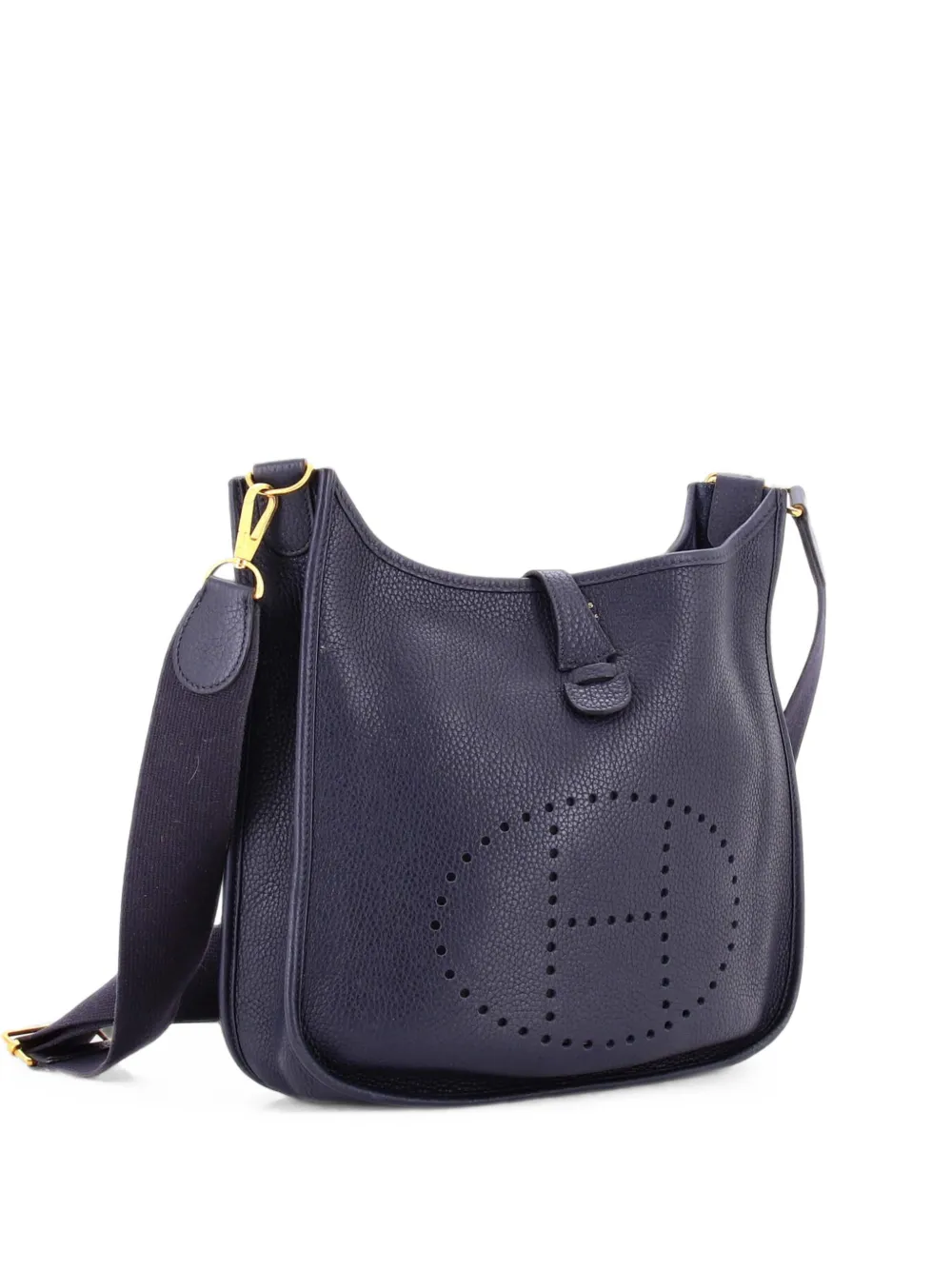 Hermès Pre-Owned Evelyne Bag Gen III Clemence PM crossbody bag - Blu