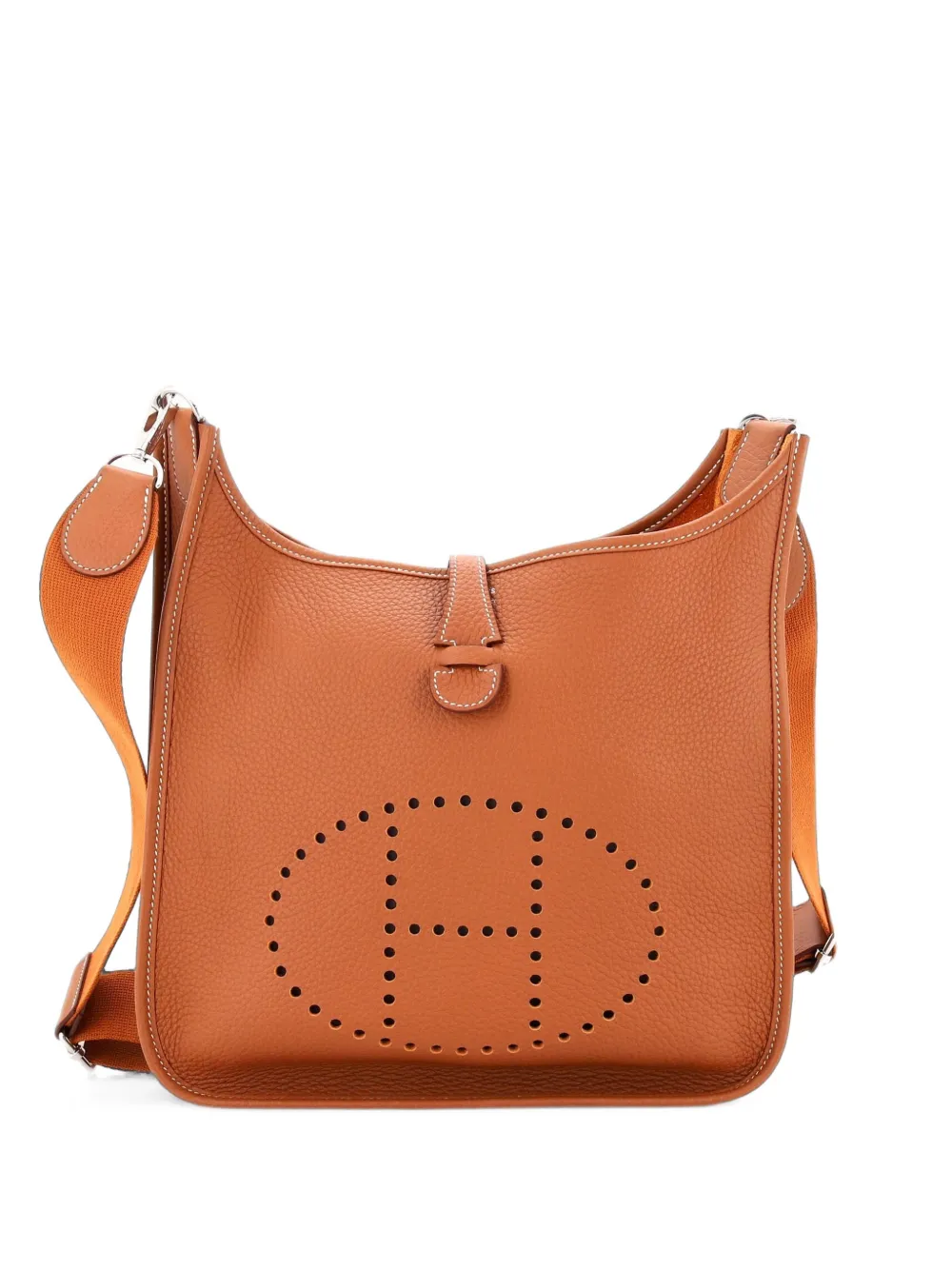 Hermès Pre-Owned Evelyne Bag Gen III Clemence PM crossbody bag - Marrone