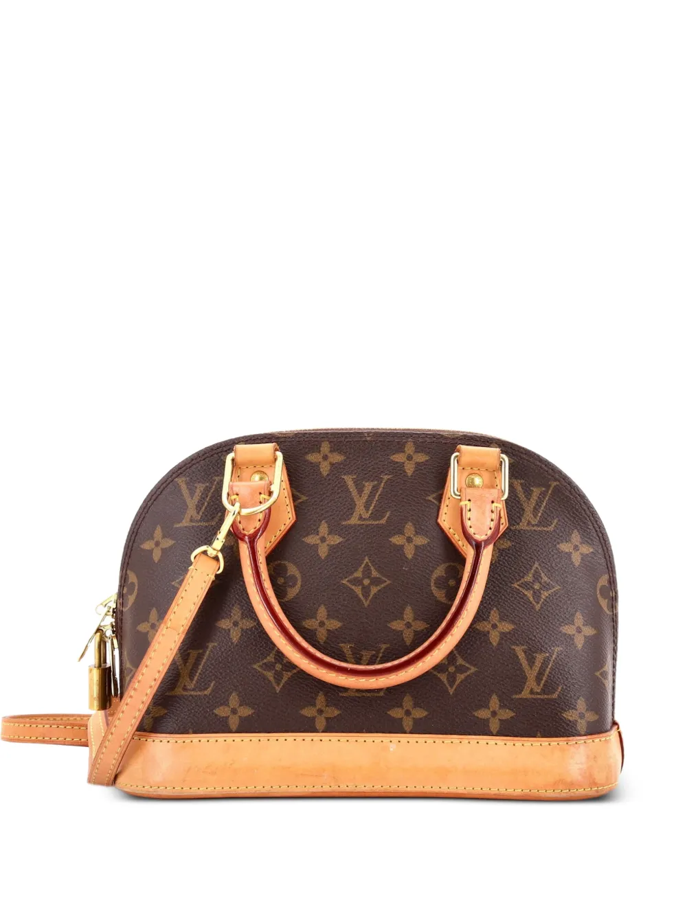 Louis Vuitton Pre-Owned Saumur Umhängetasche aus Monogramm-Canvas - Braun