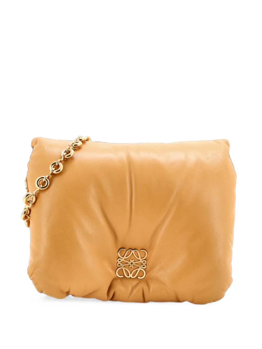 Loewe Pre-Owned Goya Puffer Bag Leather Medium shoulder bag - Marrone
