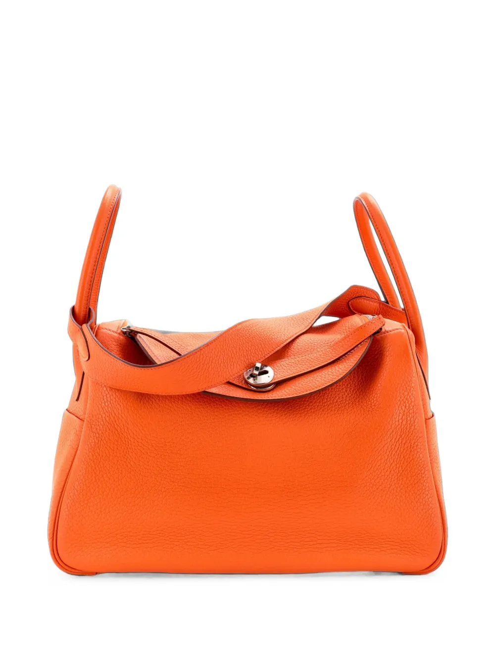 Hermès Pre-Owned Lindy Bag Clemence 34 satchel - Arancione