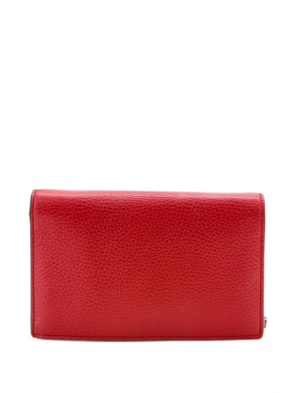 Gucci Pre-Owned インターロッキング ウォレット オン チェーン レザー