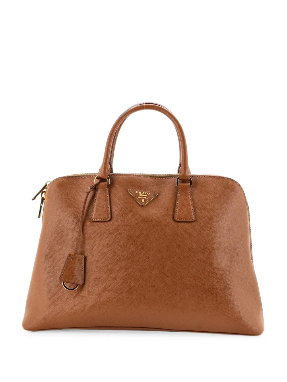 Prada Pre-Owned Promenade Bag Saffiano Leather Large handbag - Marrone