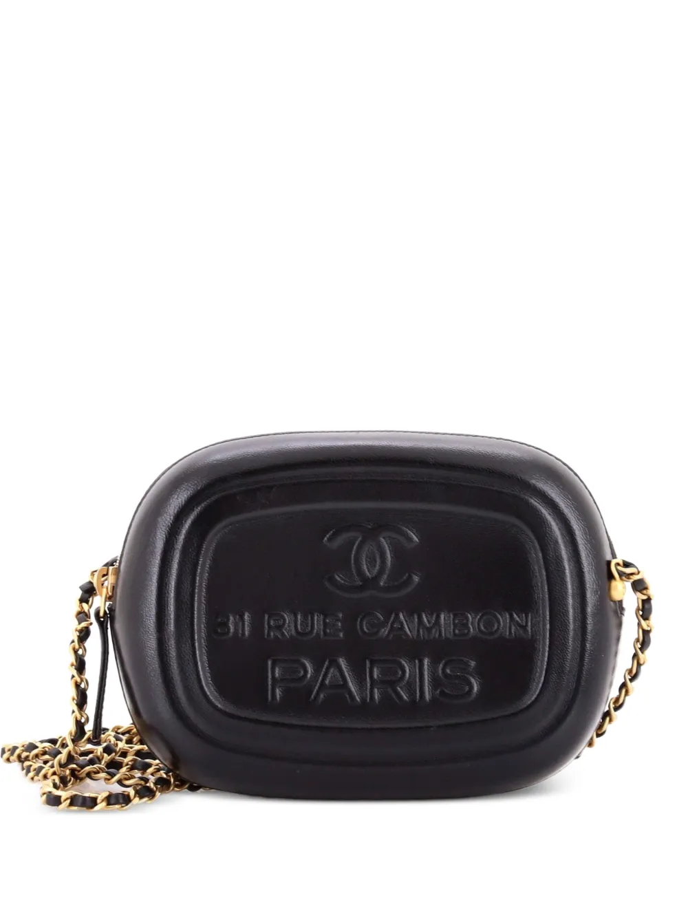CHANEL Pre-Owned 31 Rue Cambon Bar Soap Camera Case Lambskin Mini shoulder bag - Nero