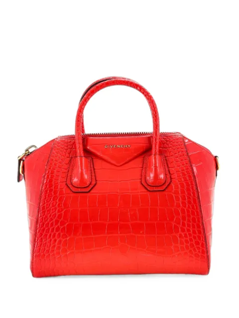 Givenchy Pre-Owned Antigona Bag Crocodile Embossed Leather Small satchel