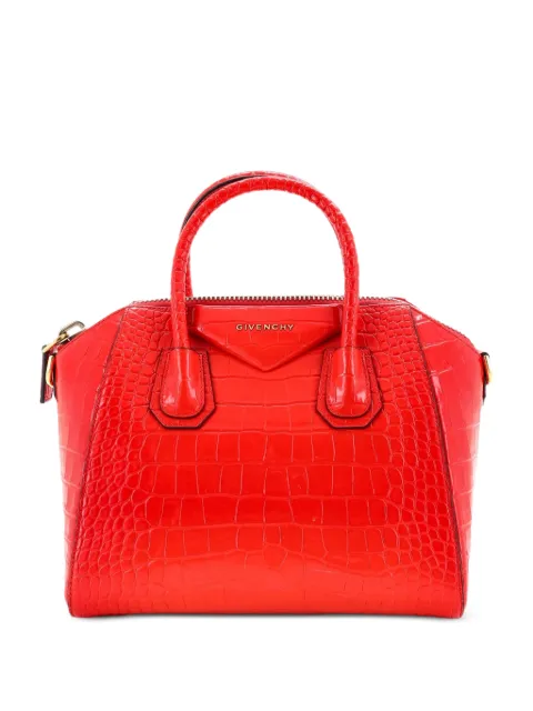 Givenchy Pre-Owned Antigona Bag Crocodile Embossed Leather Small satchel