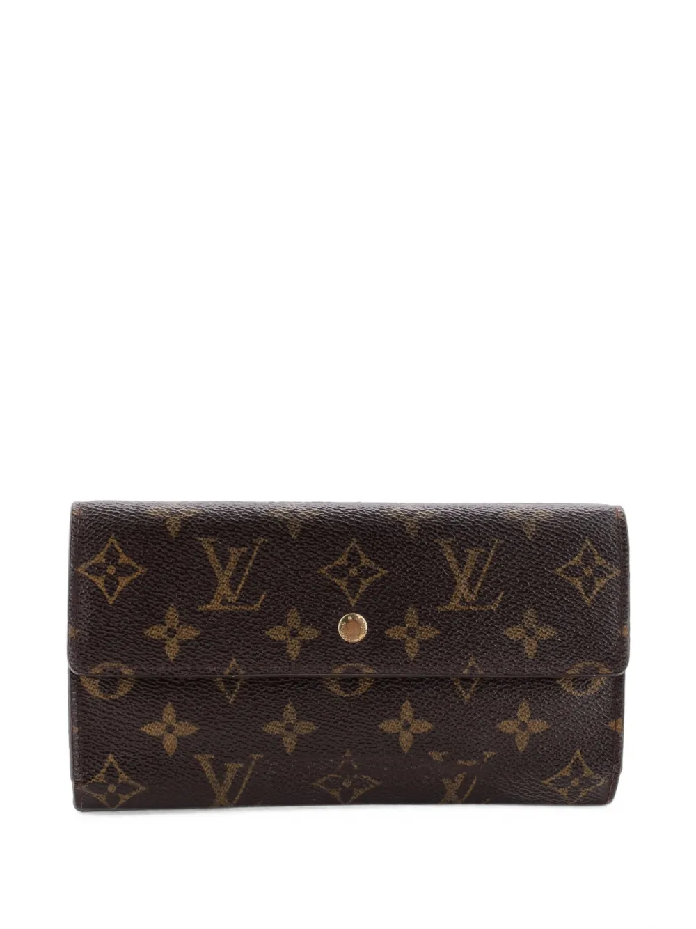 Louis Vuitton Pre-Owned Kleines Sarah Portemonnaie aus Monogramm-Canvas - Braun