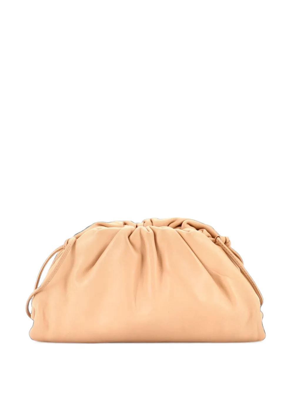 Bottega Veneta Pre-Owned The Pouch Leather Mini crossbody bag - Toni neutri