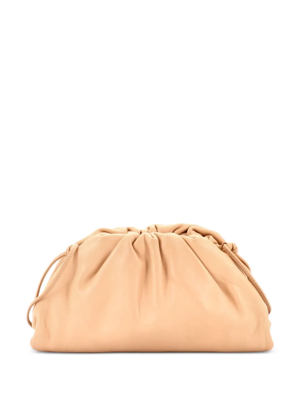 Bottega Veneta Pre-Owned The Pouch Leather Mini crossbody bag - Neutrals
