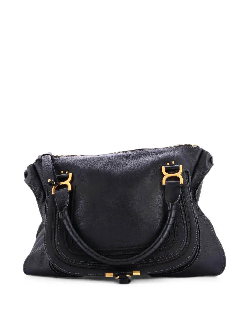 Chloé Pre-Owned Marcie Leather Large shoulder bag - Nero