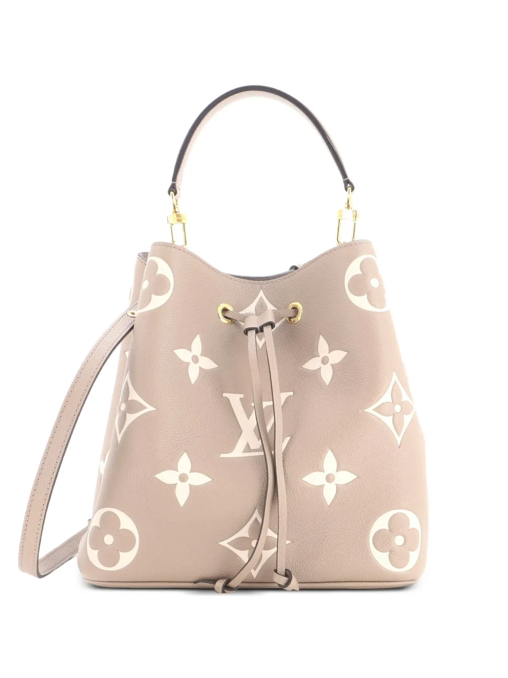 Louis Vuitton Pre-Owned NeoNoe Handbag Bicolor Monogram Empreinte Giant MM bucket bag - Toni neutri