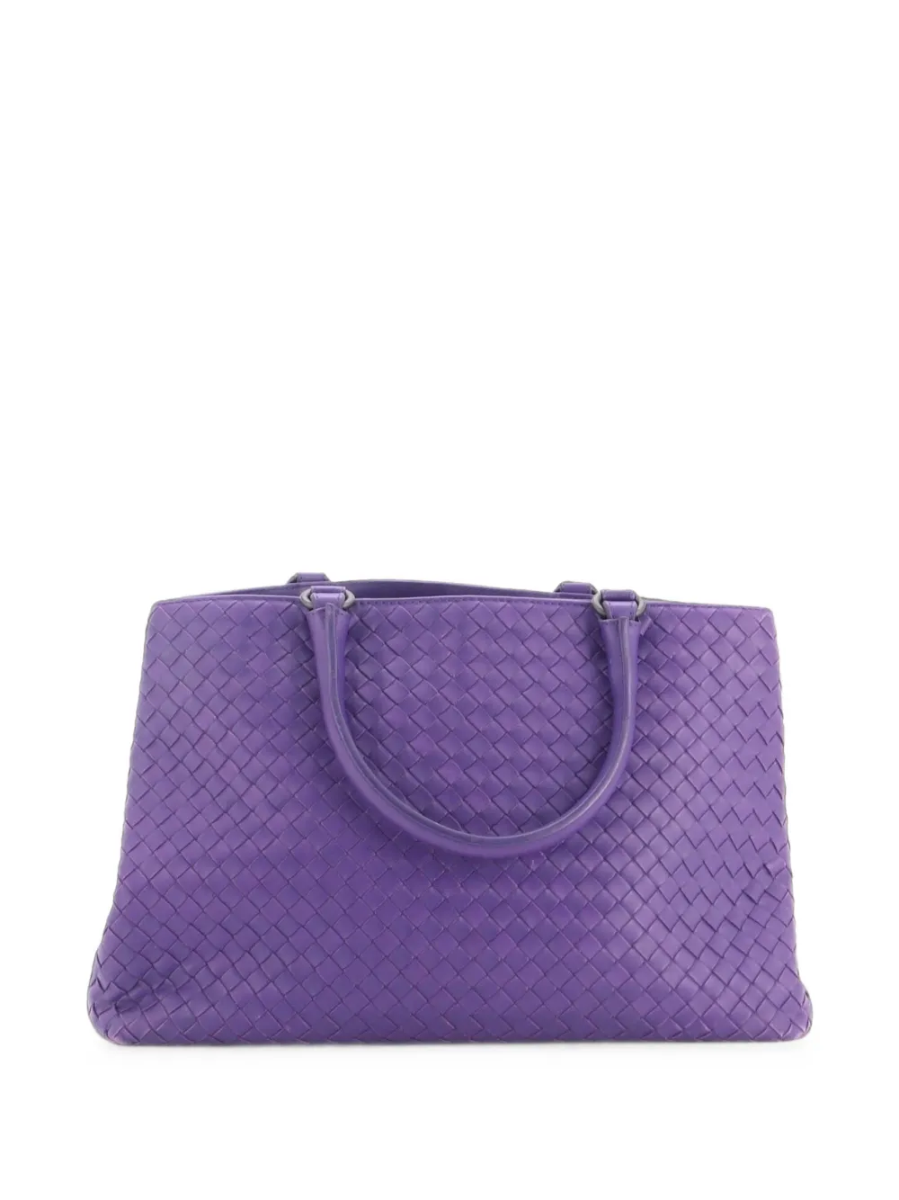 Bottega Veneta Pre-Owned Milano Intrecciato Nappa Large tote bag - Viola