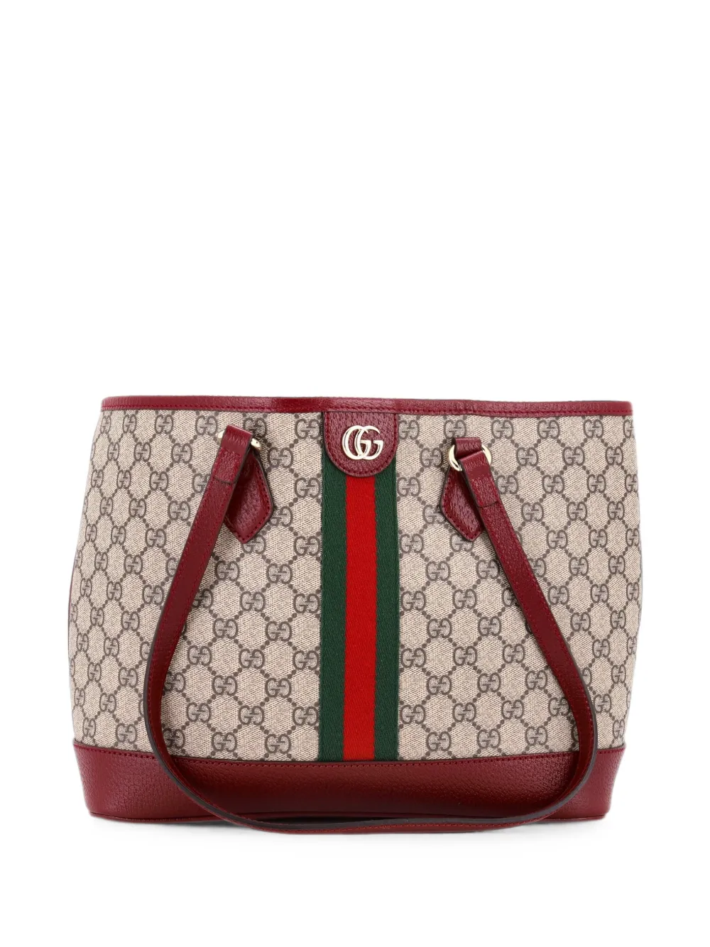 Gucci Pre-Owned Ophidia Open Shopping GG Coated Canvas Medium tote bag - Marrone