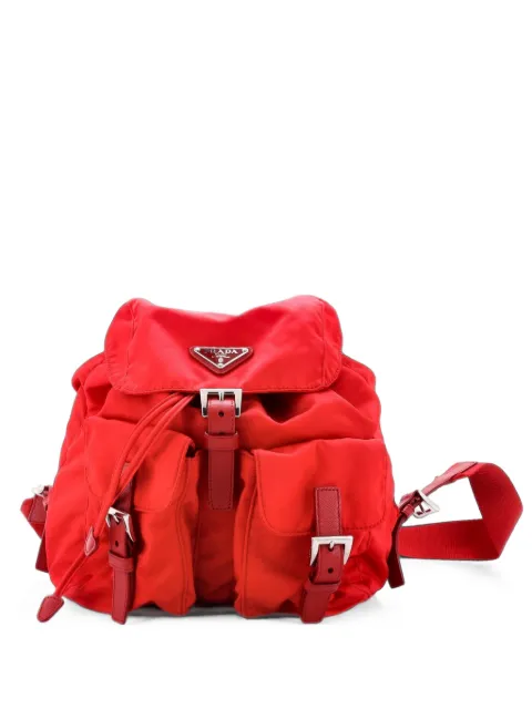 Prada Pre-Owned Double Front Pocket Tessuto Medium backpack