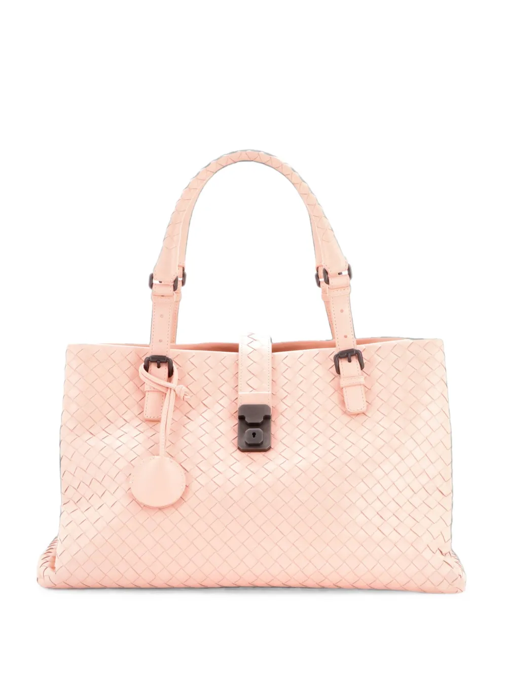 Bottega Veneta Pre-Owned Roma Bag Intrecciato Nappa Medium tote bag - Rosa