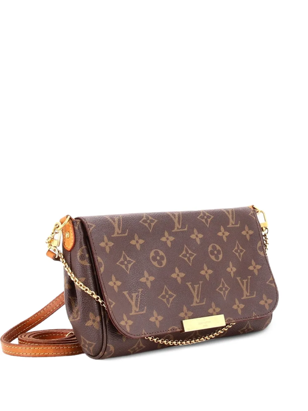 Louis Vuitton Pre-Owned Favorite Handbag Monogram Canvas MM crossbody bag - Marrone