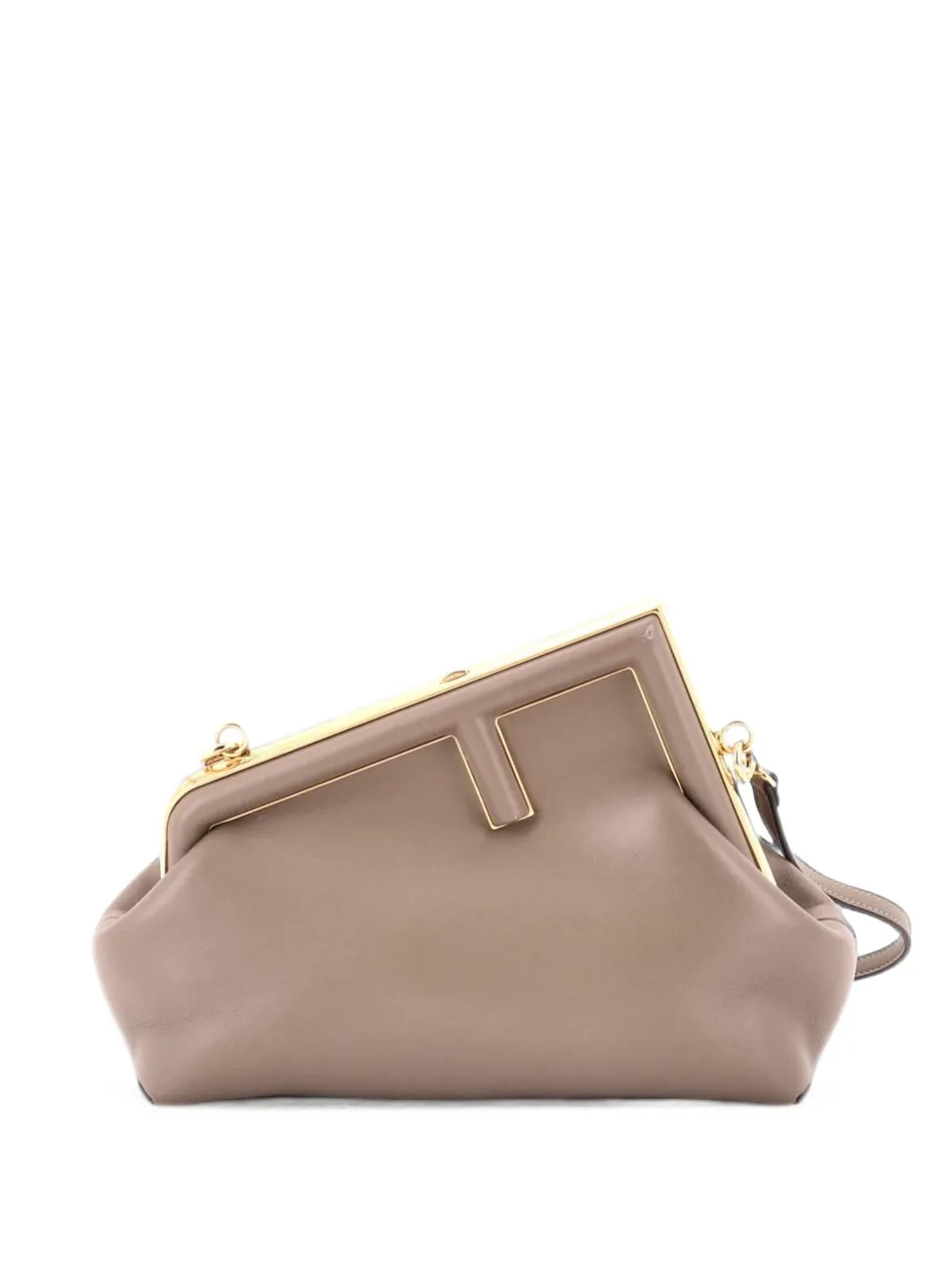 Fendi Pre-Owned First Bag Leather Small clutch bag - Grigio
