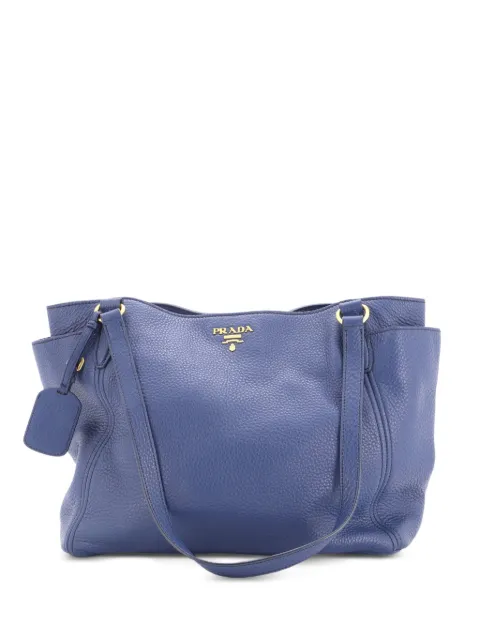 Prada Pre-Owned Side Pocket Vitello Daino Medium tote bag