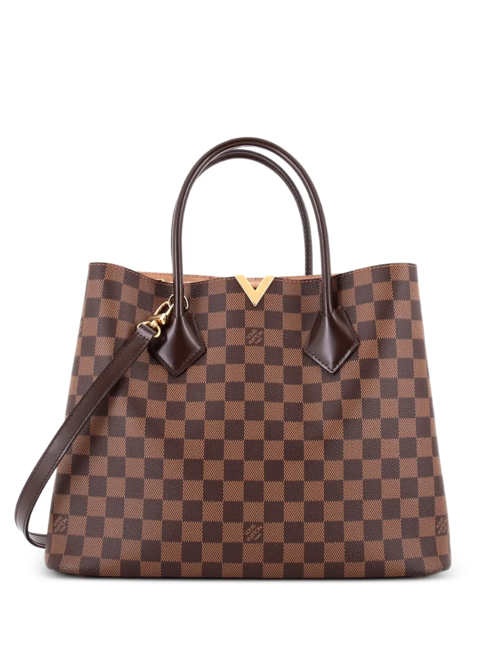 Louis Vuitton Pre-Owned Kensington Handbag Damier tote bag - Marrone
