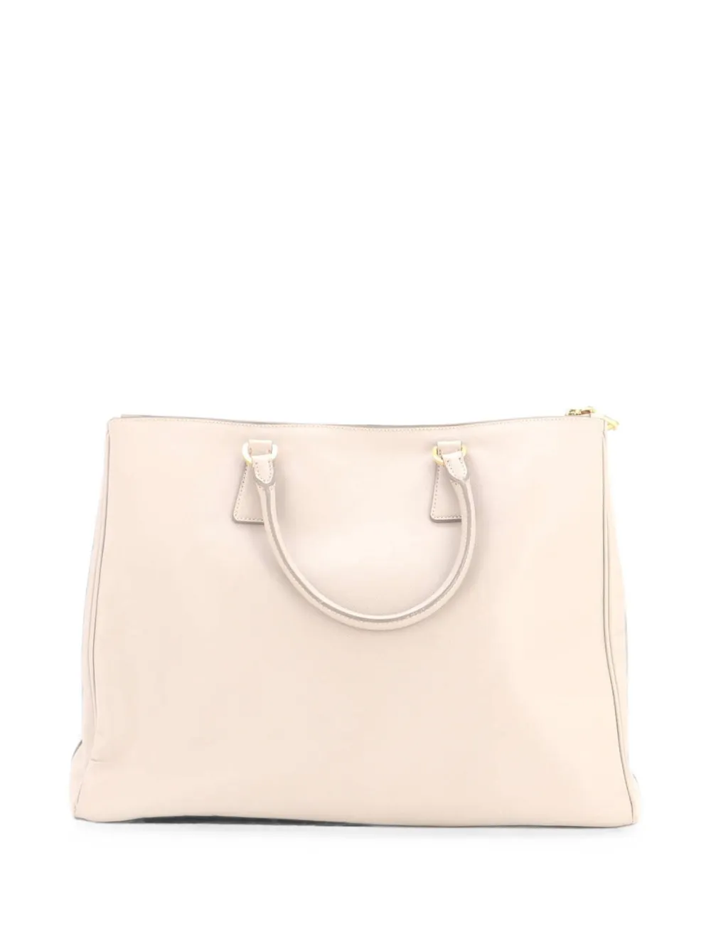 Prada Pre-Owned Double Zip Lux Saffiano Leather XL tote bag - Grigio