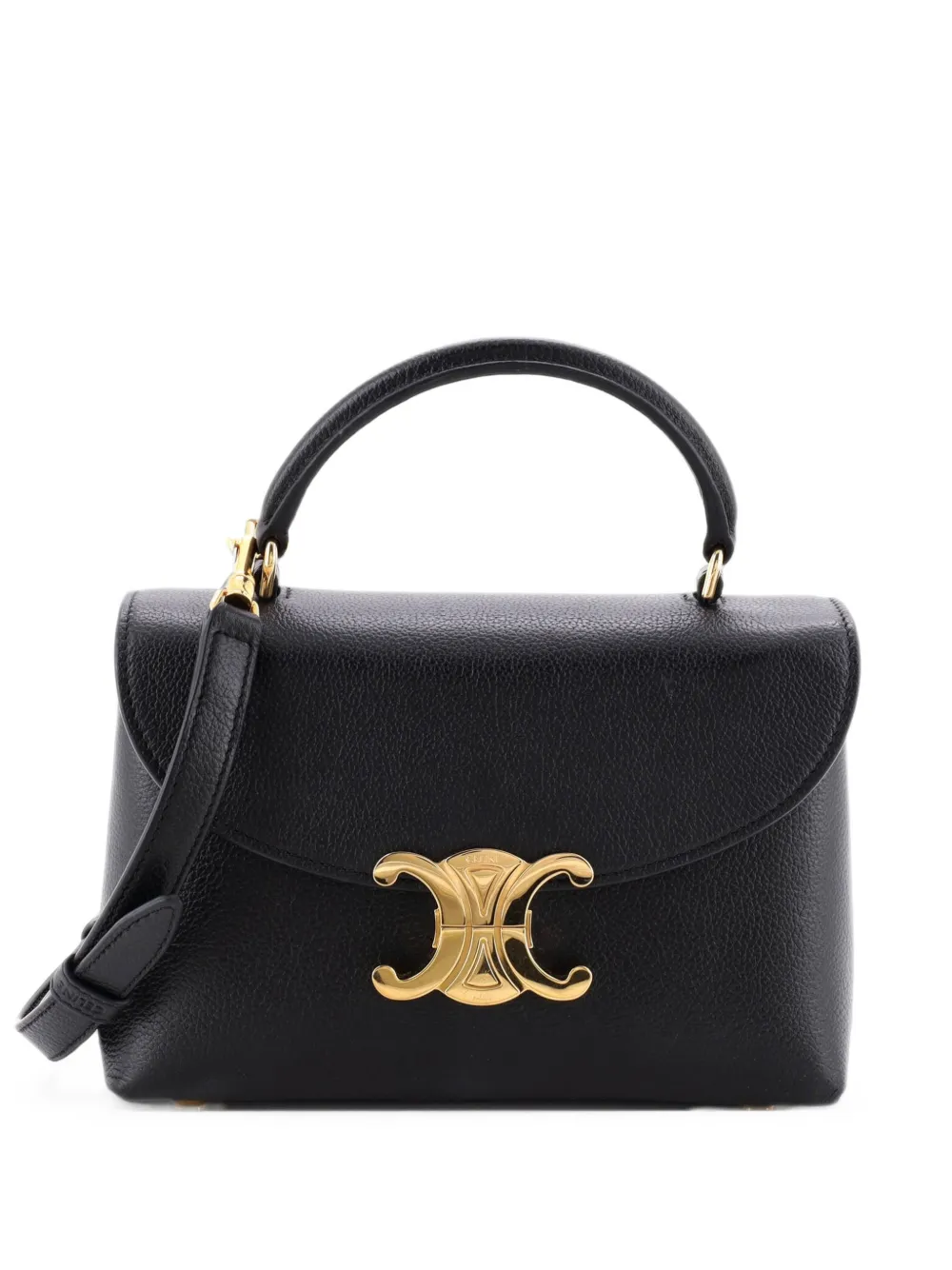 Celine Pre-Owned Nino Top Handle Bag Leather Teen satchel - Nero