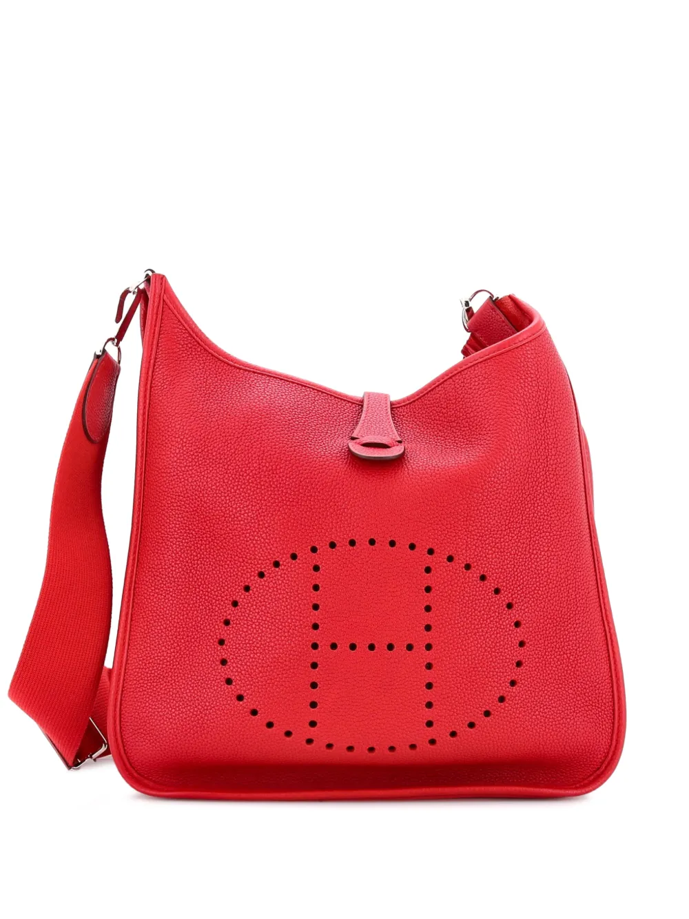 Hermès Pre-Owned Evelyne Bag Gen III Clemence PM Umhängetasche - Rot