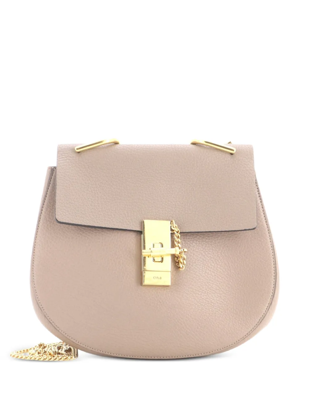 Chloé Pre-Owned Drew Leather Small crossbody bag - Neutrals