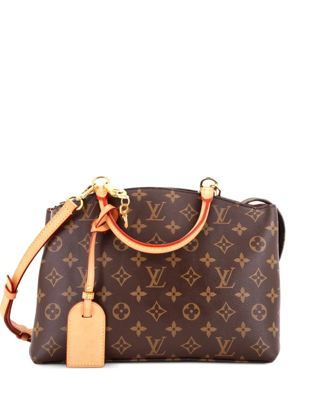 Louis Vuitton Pre-Owned Petit Palais Satchel-Tasche aus Canvas mit Monogramm - Braun