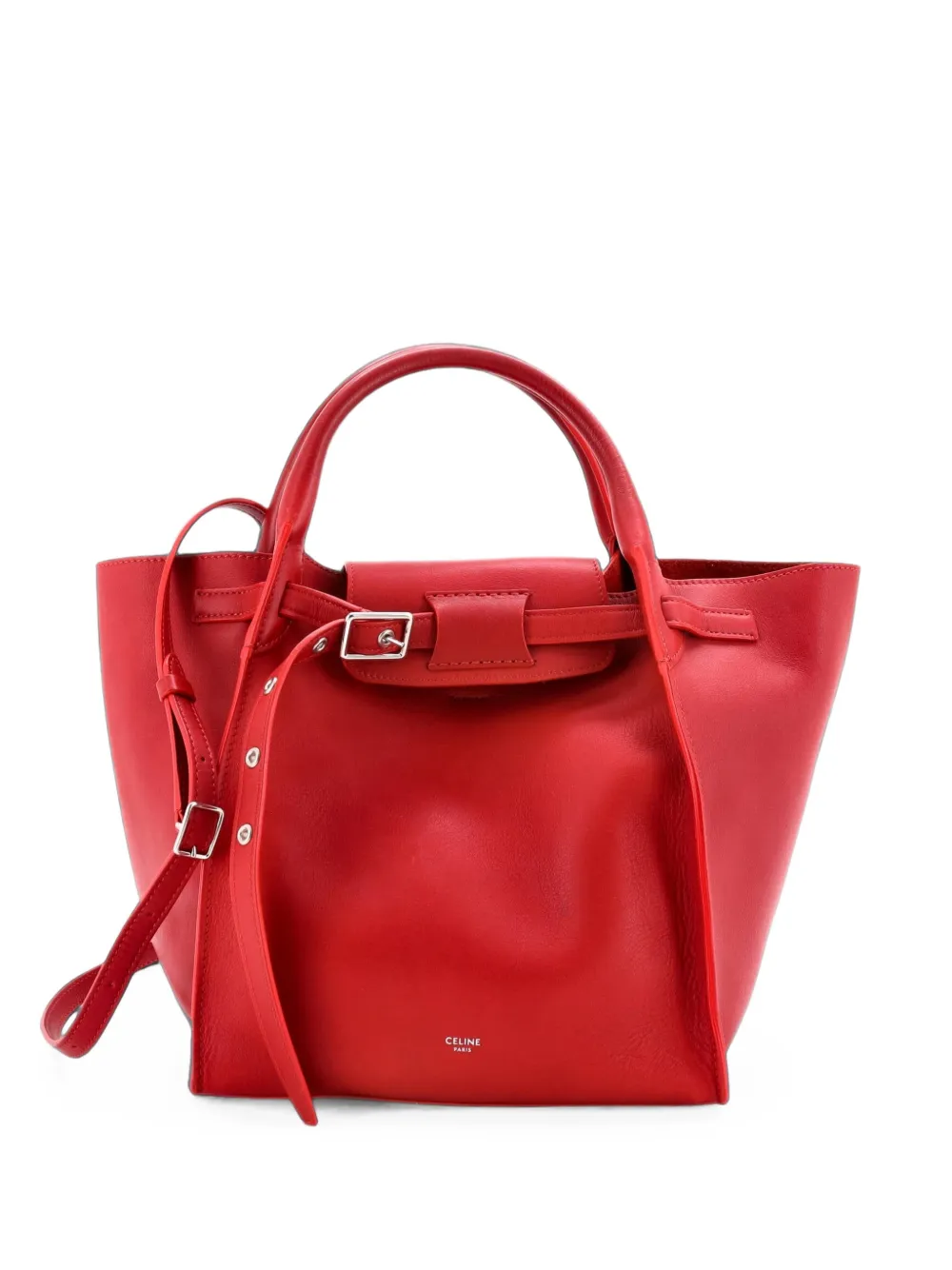Celine Pre-Owned Big Bag Smooth Calfskin Small tote bag - Rosso