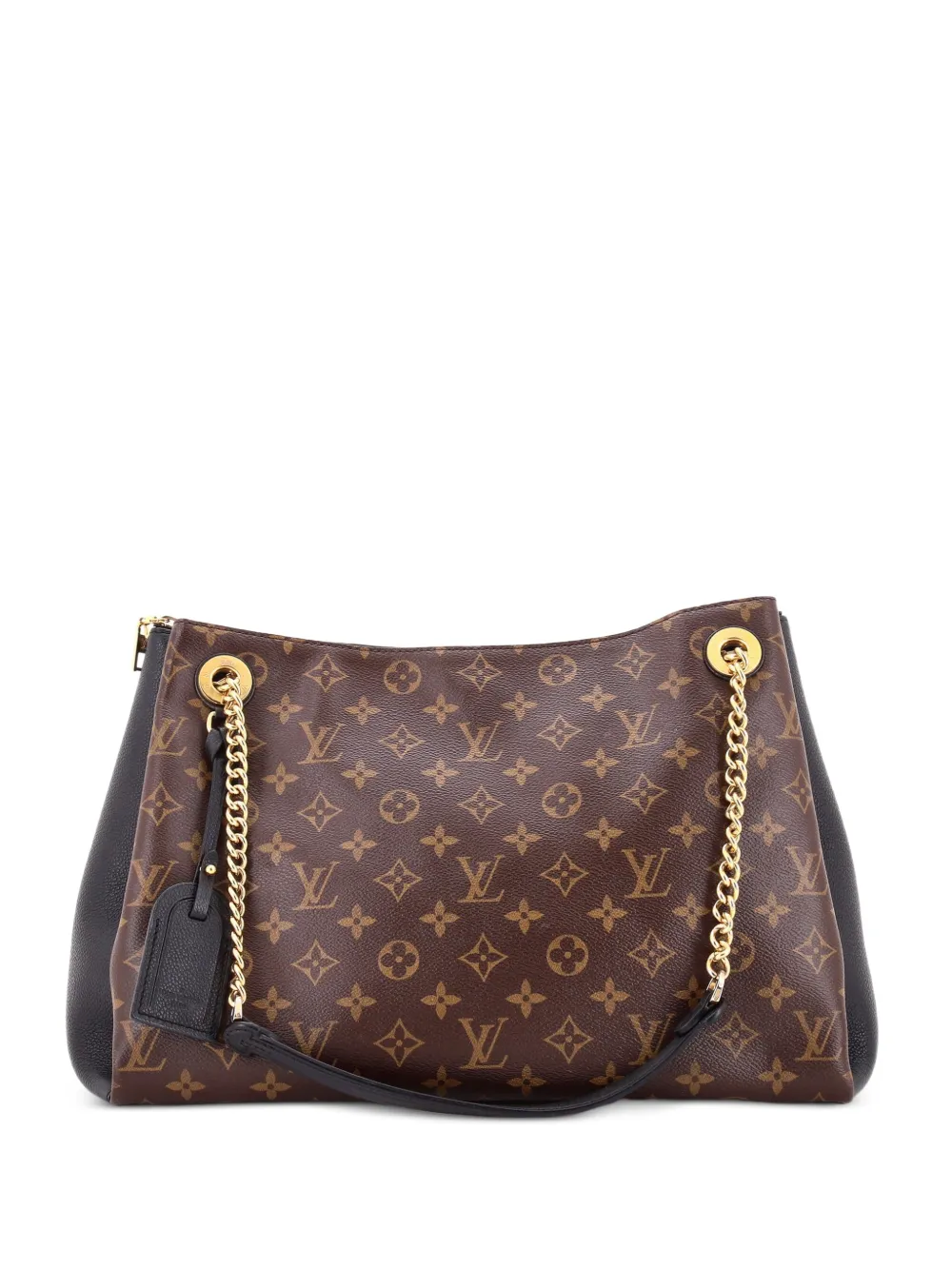 Louis Vuitton Pre-Owned Surene Handbag Monogram Canvas with Leather MM shoulder bag - Nero