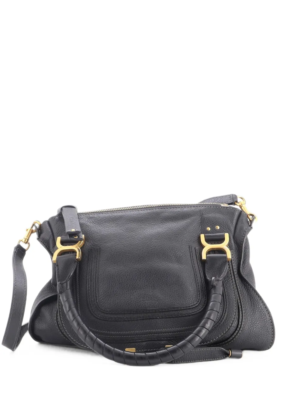 Chloé Pre-Owned Marcie Leather Medium satchel - Nero
