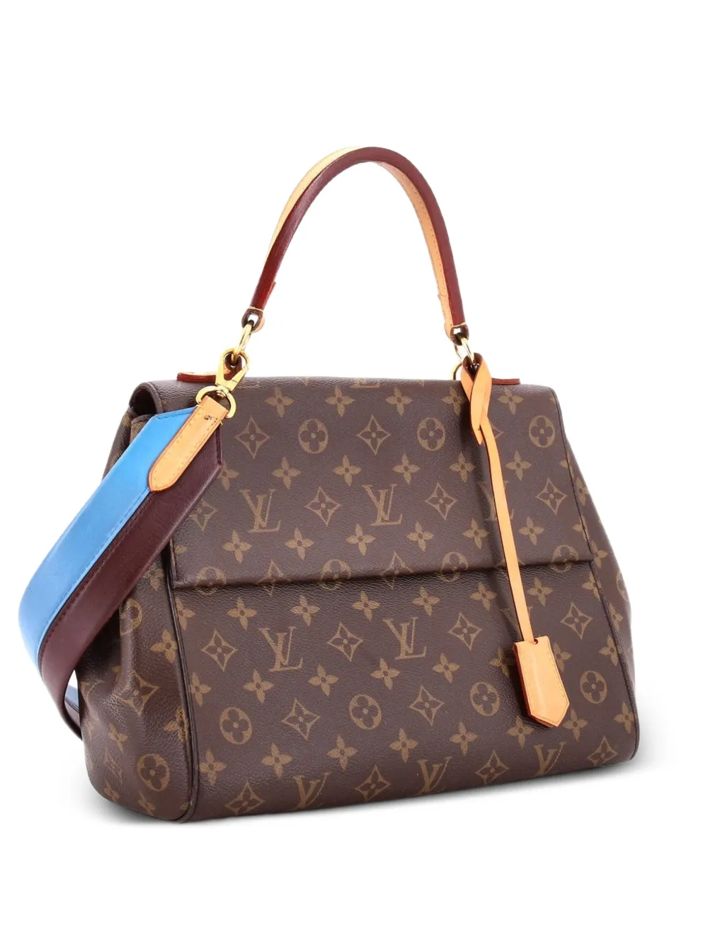 Louis Vuitton Pre-Owned Cluny Top Handle Bag Monogram Canvas MM shoulder bag - Brown