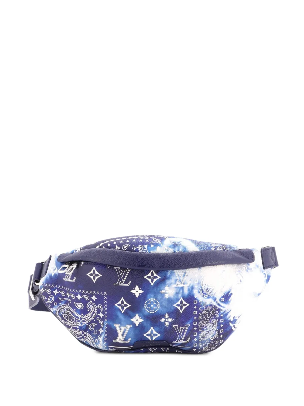 Louis Vuitton Pre-Owned Discovery Bumbag Limited Edition Monogram Bandana Leather belt bag - Blu
